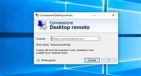 Abilitare il desktop remoto di windows 7